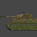 E-Tiger Tank 3d model