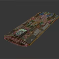 Satellite Module With Intricate Circuitry And Metallic Structure For Aerospace Missions And Space Research