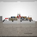 Modern Yuanqi Fresh Milk Tea Shop with Counter and Displayed Products