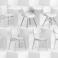 Modern Stylish Accent Chairs With Various Designs Different Colors And Wooden Frames
