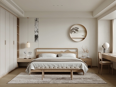 New Chinese bedroom 3d model