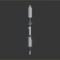 Modern Tactical Rifle Design With Scope Magazine And Metal Barrel Features