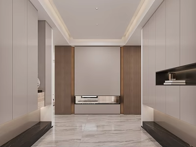 Modern Entrance 3d model