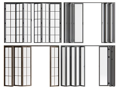 Folding door 3d model