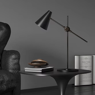 Table lamp decorative lamp reading lamp metal table lamp 3d model