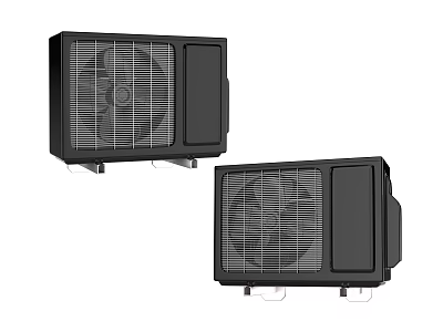 Electric appliance air conditioner outdoor unit 3d model