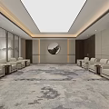 Modern Reception Room Reception Room 3d model