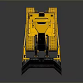 Yellow Tracked Bulldozer Heavy Duty Functional Construction Vehicle with Front Blade