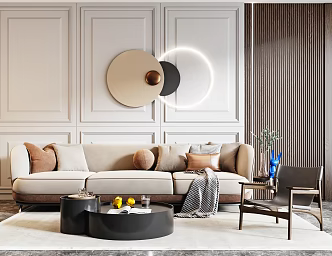 Modern Sofa Coffee Table Combination Sofa Coffee Table 3d model