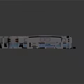 Futuristic Space Station 3D Model With Intricate Platform Design And Cosmic Structure Elements