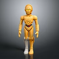 Robot Assistant Small Robot Butler 3d model