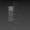 Marble Texture Wall Components With Grid Pattern And Structural Design Elements