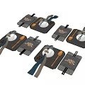 New Chinese Tableware 3d model