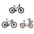 Bicycle combination bicycle sharing bicycle 3d model