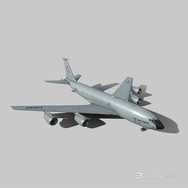 Advanced Military Fighter Jet With Sleek Silver Exterior And Aerodynamic Wing Structure 3d model 