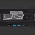 Gaming PC Case With RGB Lighting Transparent Side Panel And Internal Components