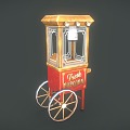 Popcorn machine 3d model