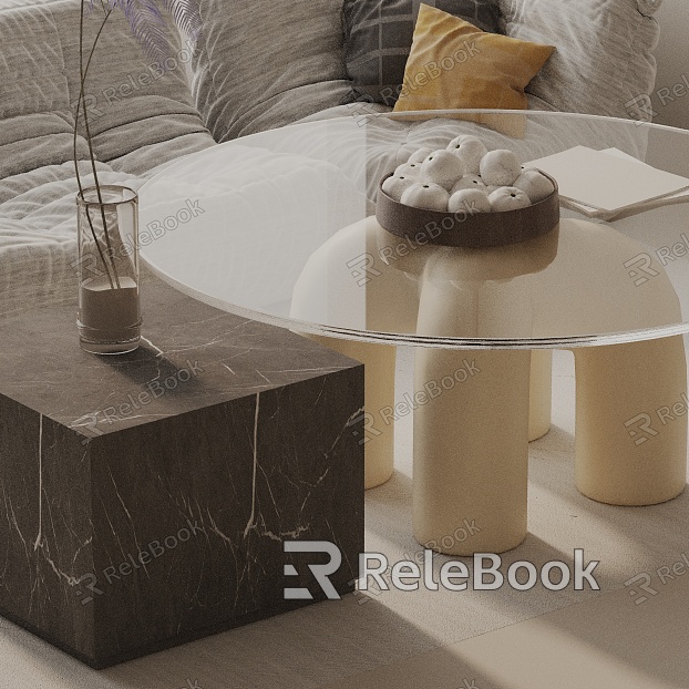 Modern coffee table model