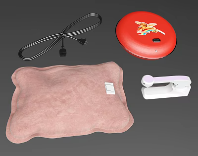 Modern warm water bag electric heating treasure warm water bag 3d model