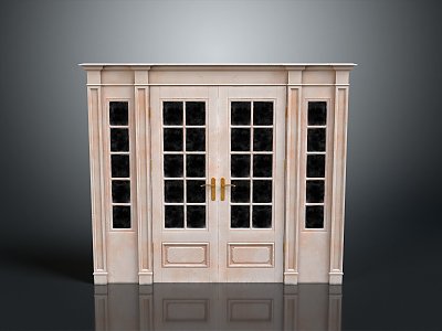 Asian Wooden Door Traditional Wooden Door Traditional Door Chinese Style Door Ancient Door Chinese Style Door Antique Door 3d model