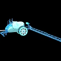 Agricultural Utility Vehicle With Tractor Design And Long Sprayer Boom For Farm Use