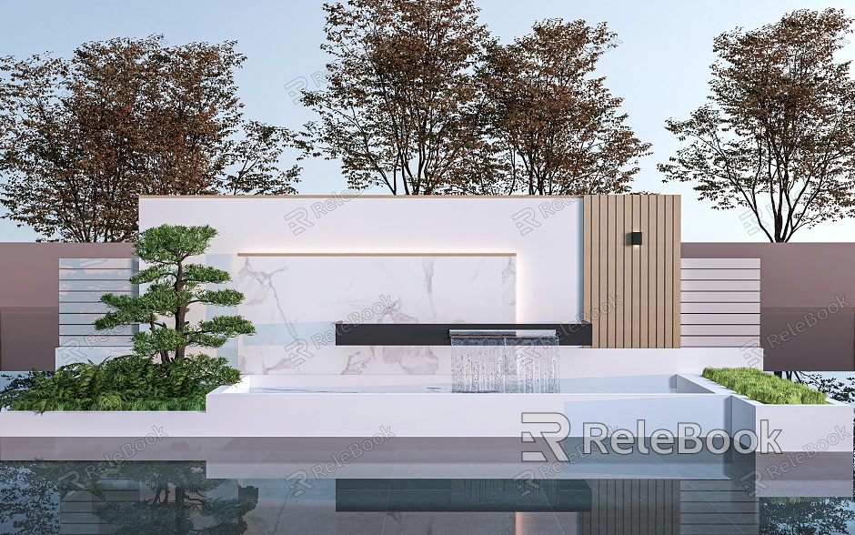 modern landscape wall landscape wall surrounding wall landscape sketch outdoor landscape wall cultural landscape wall entrance landscape wall opposite landscape wall model