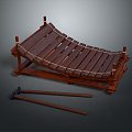 Marimba Marimba Xylophone Marimba Xylophone Indian Musical Instrument Cartoon Dulcimer 3d model