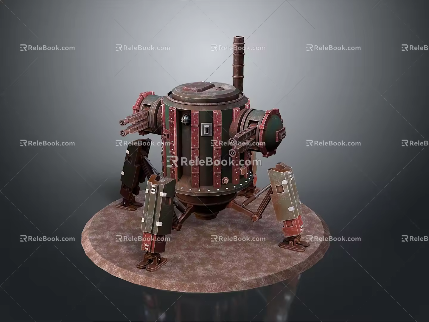 Mech Warrior Mech Soldier Machine Battlearm Mechanical Battlearm Machine Fighter Robot 3d model