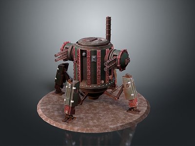 Mech Warrior Mech Soldier Machine Battlearm Mechanical Battlearm Machine Fighter Robot 3d model