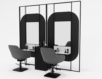 Modern Barber Chair 3d model