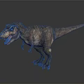 Realistic Tyrannosaurus Rex Dinosaur With Open Mouth Sharp Teeth And Detailed Skin Texture