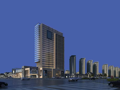 Modern Commercial Street Residential Street Commercial 3d model