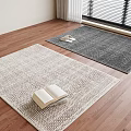Modern Square Carpet 3d model