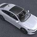 White Volkswagen Sedan With Modern Exterior Design Front Grille Sleek Headlights And Alloy Wheels