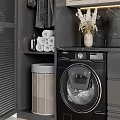 Modern Bathroom Vanity Design With Marble Countertop Wall Mounted Sink And Storage Cabinets
