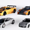 Functional Sports Cars In Multiple Colors With Sleek Design And Performance Features