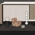 Modern single sofa 3d model