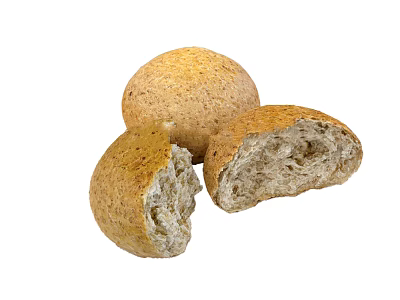 Freshly Baked Whole Wheat Bread With Soft Interior And Crusty Exterior 3d model