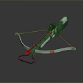 Crossbow Mechanical Crossbow Shift Bow and Arrow Shoot Far Equipment Weapons High-tech Crossbow 3d model