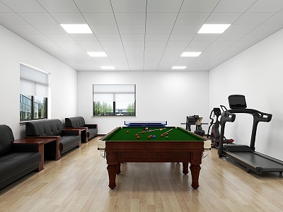 Modern Gym Meeting Room Fitness Room 3d model