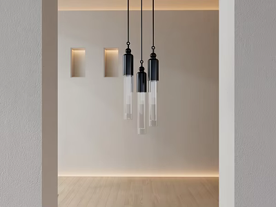 Modern Chandelier Restaurant Chandelier Bedside Chandelier 3d model