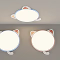 Cute Cat Shaped Ceiling Lights With Ears And Tails For Kids Room Decoration