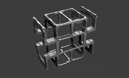 Modern Parts Reinforcement 3d model