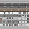 Modern socket switch socket intelligent switch panel 3d model