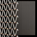 Modern Metal Mesh Room Divider With Geometric Grid Pattern For Interior Space Separation 3d model