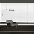 Modern Curtain Draw Curtain 3d model