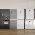 Modern Refrigerators and Freezers in Various Styles and Colors for Kitchen