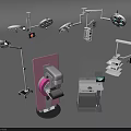 Advanced Medical Devices Including Surgical Lights X-ray Machine And Monitors For Hospital Use