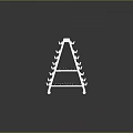 Iron frame large iron frame iron frame house factory industrial iron frame iron ladder rigid ladder work frame rigid scaffold 3d model