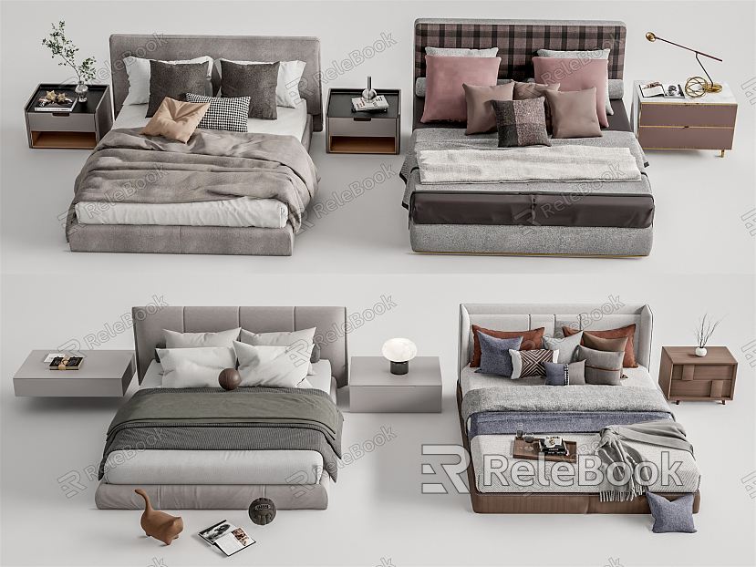 Modern Double Bed model